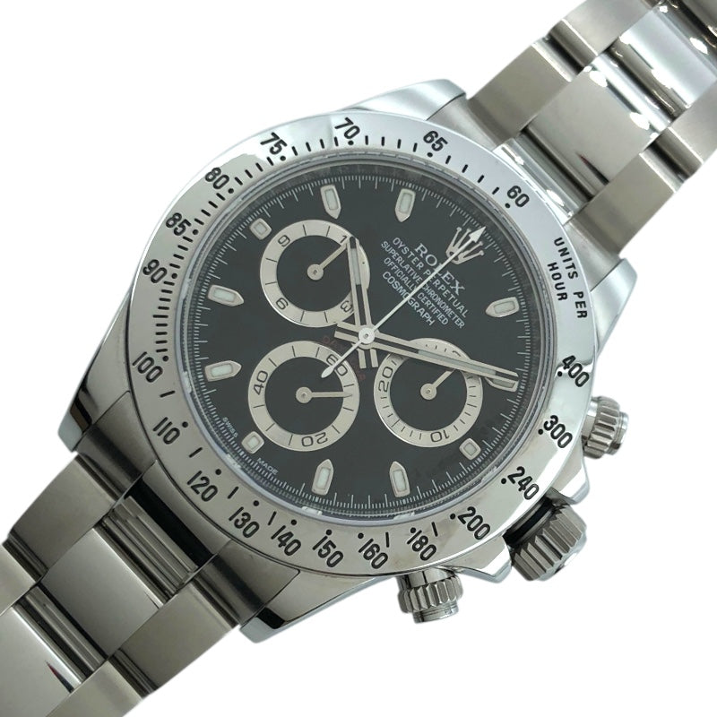 ロレックス ROLEX コスモグラフ デイトナ 116520 ブラック ステンレススチール SS 自動巻き メンズ 腕時計
