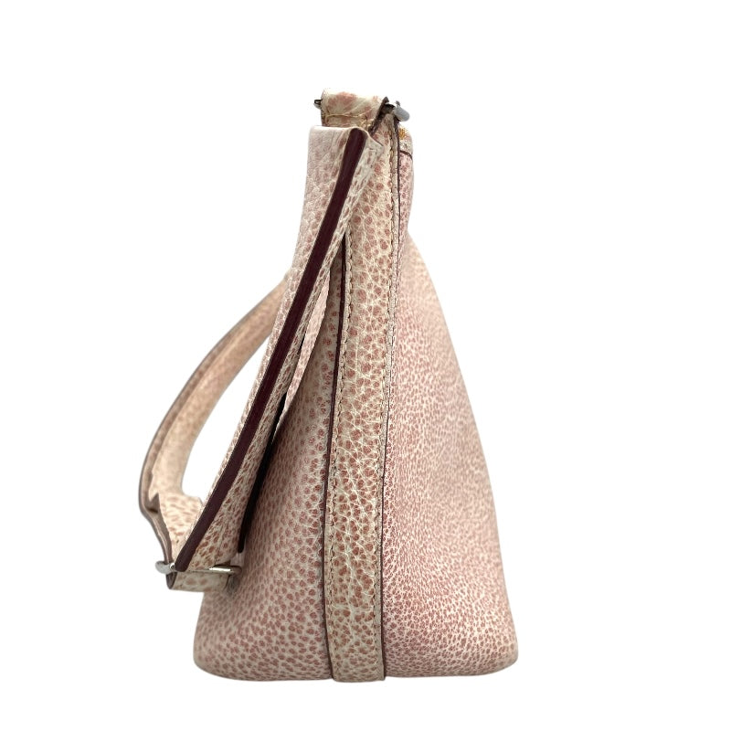 エルメス HERMES ベルランゴPM ピンク シルバー金具 レディース ショルダーバッグ