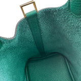 エルメス HERMES ピコタンロックPM W刻印 ヴェールヴェルディゴ ゴールド金具 トリヨンクレマンス レディース ハンドバッグ