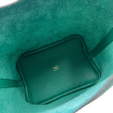 エルメス HERMES ピコタンロックPM W刻印 ヴェールヴェルディゴ ゴールド金具 トリヨンクレマンス レディース ハンドバッグ