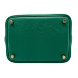 エルメス HERMES ピコタンロックPM W刻印 ヴェールヴェルディゴ ゴールド金具 トリヨンクレマンス レディース ハンドバッグ