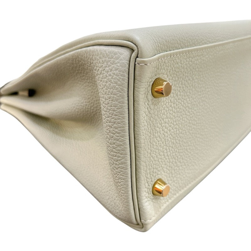 エルメス HERMES ケリー25 Y刻 ブラック/GD金具 トゴ レディース