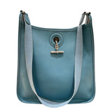 エルメス HERMES ヴェスパTPM □A刻 ブルージーン・シルバー金具 クシュベル レディース ショルダーバッグ