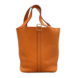 エルメス HERMES ピコタンロックMM U刻 オレンジミニアン ゴールド金具 トリヨンクレマンス レディース ハンドバッグ