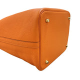 エルメス HERMES ピコタンロックMM U刻 オレンジミニアン ゴールド金具 トリヨンクレマンス レディース ハンドバッグ