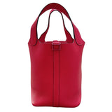 エルメス HERMES ピコタンロックPM モノクローム U刻　(2022年製) ローズショッキング 　ピンク金具 トリヨンクレマンス レディース ハンドバッグ