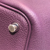 エルメス HERMES ピコタンロックPM U刻 カシス　シルバー金具 トゴ レディース ハンドバッグ
