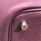 エルメス HERMES ピコタンロックPM U刻 カシス　シルバー金具 トゴ レディース ハンドバッグ