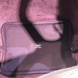 エルメス HERMES ピコタンロックPM U刻 カシス　シルバー金具 トゴ レディース ハンドバッグ