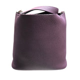 エルメス HERMES ピコタンロックPM U刻 カシス　シルバー金具 トゴ レディース ハンドバッグ