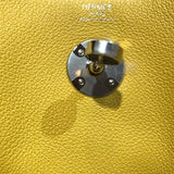 エルメス HERMES リンディ26 B刻 ジョーヌナプル　シルバー金具 エバーカラー レディース ハンドバッグ