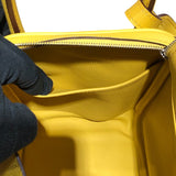 エルメス HERMES リンディ26 B刻 ジョーヌナプル　シルバー金具 エバーカラー レディース ハンドバッグ