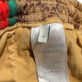 グッチ GUCCI シェリーライン GGトラックパンツ XL 523489 キャメル ポリエステル メンズ パンツ