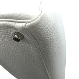 エルメス HERMES ケリー28 □Q刻 ホワイト　シルバー金具 トリヨン レディース ハンドバッグ