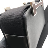 エルメス HERMES ゲタ B刻 エベンヌ　シルバー金具 シェーブル レディース ショルダーバッグ