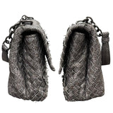 ボッテガ・ヴェネタ BOTTEGA VENETA パイソンイントレチャートワンショルダー グレー パイソン レディース ショルダーバッグ