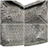 ボッテガ・ヴェネタ BOTTEGA VENETA パイソンイントレチャートワンショルダー グレー パイソン レディース ショルダーバッグ
