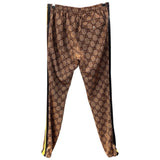 グッチ GUCCI サイドラインGGトラックパンツ 545534 キャメル ポリエステル メンズ パンツ