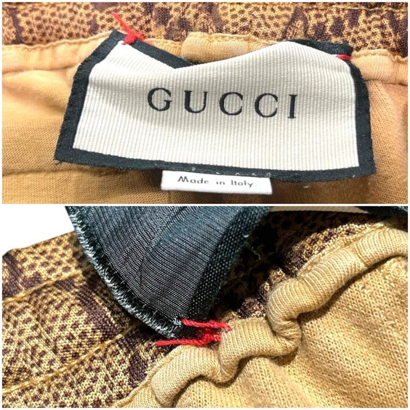 グッチ GUCCI サイドラインGGトラックパンツ 545534 キャメル ポリエステル メンズ パンツ