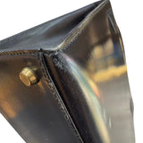エルメス HERMES ケリー28 外縫い 〇Q刻印 ボックスカーフ ゴールド金具 ボックスカーフ レディース ショルダーバッグ