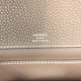 エルメス HERMES サックアデペッシュ メッセンジャー B刻 エトゥープ シルバー金具 トゴ メンズ ショルダーバッグ