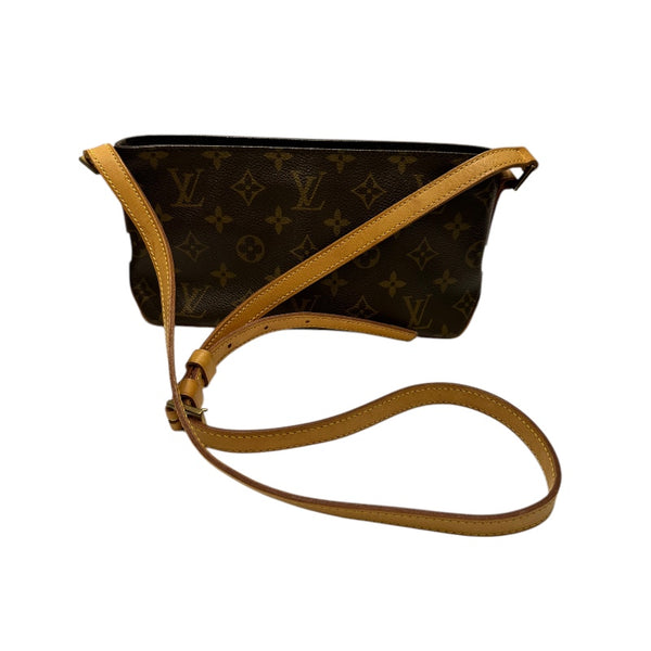ルイ・ヴィトン LOUIS VUITTON トロッター M51240 ブラウン モノグラムキャンバス モノグラムキャンバス ユニセックス ショルダーバッグ