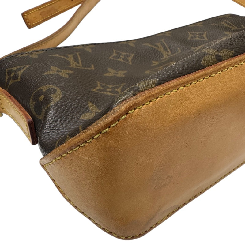 ルイ・ヴィトン LOUIS VUITTON トロッター M51240 ブラウン モノグラムキャンバス モノグラムキャンバス ユニセックス ショルダーバッグ