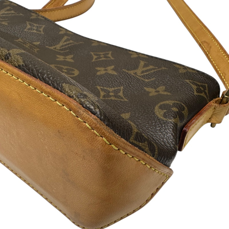 ルイ・ヴィトン LOUIS VUITTON トロッター M51240 ブラウン モノグラムキャンバス モノグラムキャンバス ユニセックス ショルダーバッグ