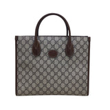 グッチ GUCCI GGスモールトートバッグ 659983 ブラウン GGキャンバス ユニセックス トートバッグ