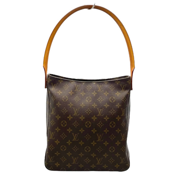 ルイ・ヴィトン LOUIS VUITTON ルーピングGM M51145 ブラウン モノグラム レディース ハンドバッグ