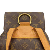 ルイ・ヴィトン LOUIS VUITTON モンスリMM M51136 ブラウン モノグラムキャンバス レディース リュック・デイパック
