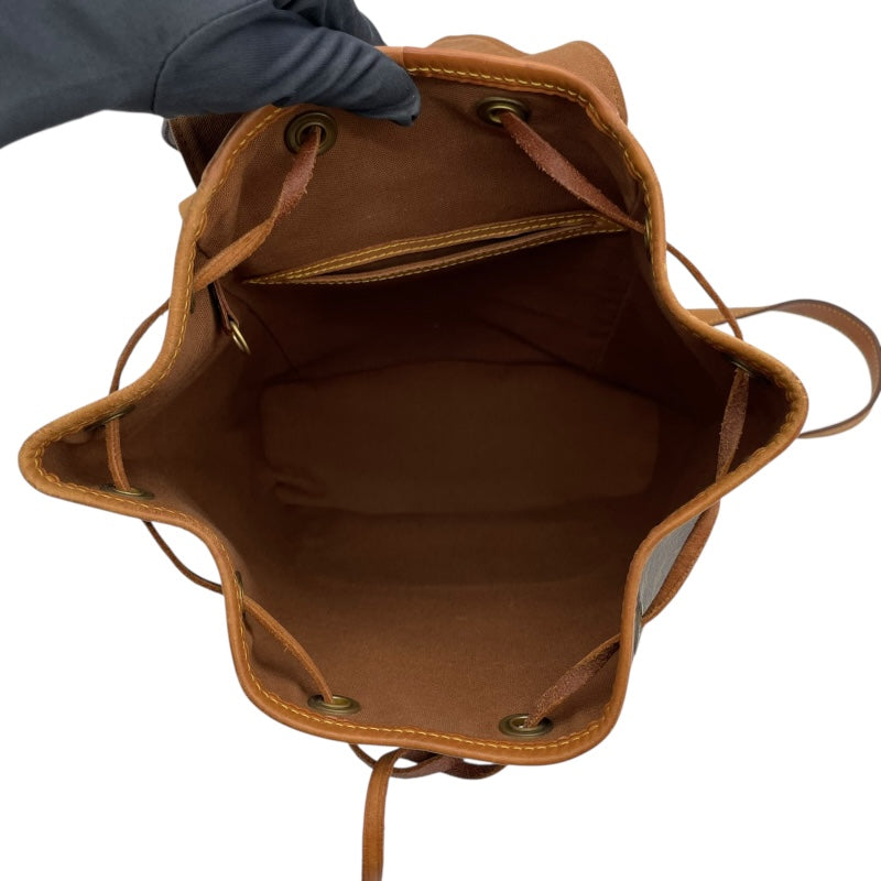 ルイ・ヴィトン LOUIS VUITTON モンスリMM M51136 ブラウン モノグラムキャンバス レディース リュック・デイパック