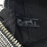 エルメス HERMES エールライントートPM グレー×SV金具 ナイロン/キャンバス レディース ハンドバッグ