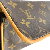 ルイ・ヴィトン LOUIS VUITTON ポシェット・ツインGM M51852 ブラウン モノグラム・キャンバス レディース ショルダーバッグ
