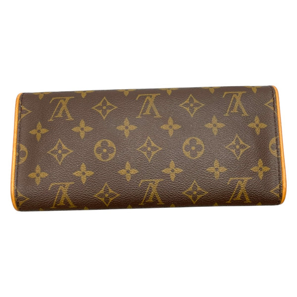 ルイ・ヴィトン LOUIS VUITTON ポシェット・ツインGM M51852 ブラウン モノグラム・キャンバス レディース ショルダーバッグ