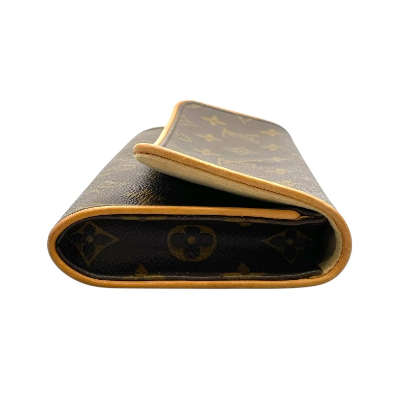 ルイ・ヴィトン LOUIS VUITTON ポシェット・ツインGM M51852 ブラウン モノグラム・キャンバス レディース ショルダーバッグ