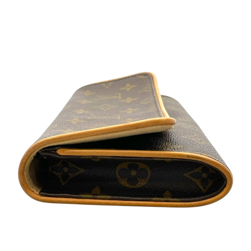ルイ・ヴィトン LOUIS VUITTON ポシェット・ツインGM M51852 ブラウン モノグラム・キャンバス レディース ショルダーバッグ