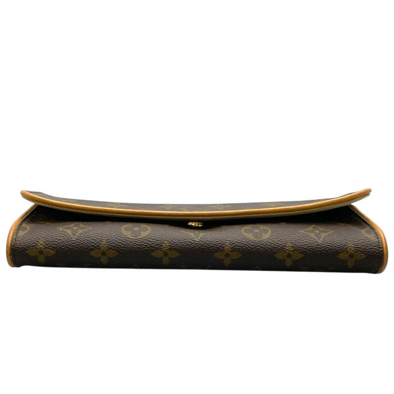 ルイ・ヴィトン LOUIS VUITTON ポシェット・ツインGM M51852 ブラウン モノグラム・キャンバス レディース ショルダーバッグ