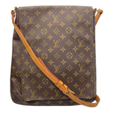 ルイ・ヴィトン LOUIS VUITTON ミュゼット M51256 ブラウン モノグラム・キャンバス レディース ショルダーバッグ