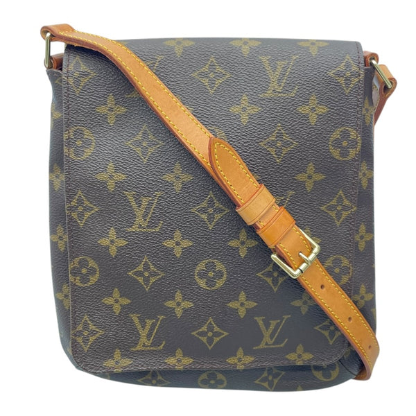 ルイ・ヴィトン LOUIS VUITTON ミュゼット・サルサ ショート M51258 ブラウン モノグラム・キャンバス レディース ショルダーバッグ