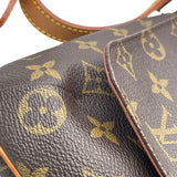 ルイ・ヴィトン LOUIS VUITTON ミュゼット・サルサ ショート M51258 ブラウン モノグラム・キャンバス レディース ショルダーバッグ