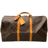 ルイ・ヴィトン LOUIS VUITTON キーポル50 M41426 ブラウン モノグラム・キャンバス ユニセックス ボストンバッグ