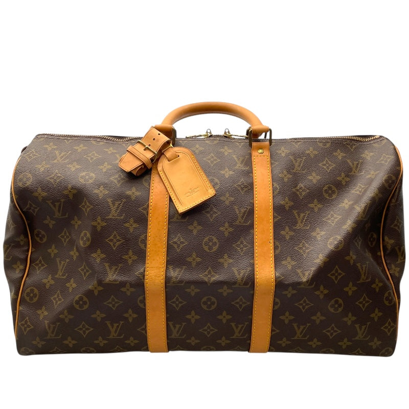 ルイ・ヴィトン LOUIS VUITTON キーポル50 M41426 ブラウン モノグラム・キャンバス ユニセックス ボストンバッグ