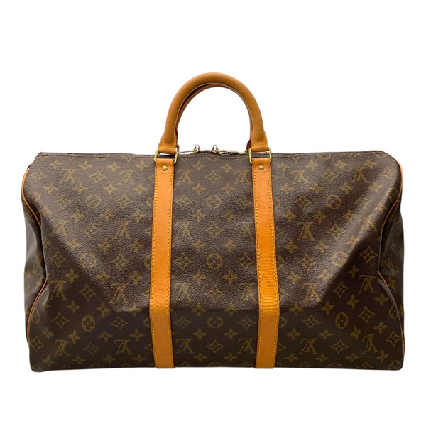 ルイ・ヴィトン LOUIS VUITTON キーポル50 M41426 ブラウン モノグラム・キャンバス ユニセックス ボストンバッグ
