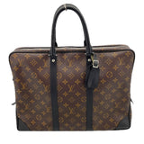 ルイ・ヴィトン LOUIS VUITTON ポルトドキュマン・ヴォワヤージュ Ｍ40225 ブラウン モノグラム・エクリプス メンズ ビジネスバッグ