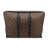 ルイ・ヴィトン LOUIS VUITTON ポルトドキュマン・ヴォワヤージュ Ｍ40225 ブラウン モノグラム・エクリプス メンズ ビジネスバッグ