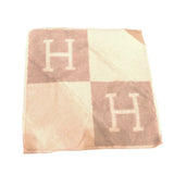 エルメス HERMES アヴァロン アニマルピクセル ハンドタオル ホワイト コットン ユニセックス タオル