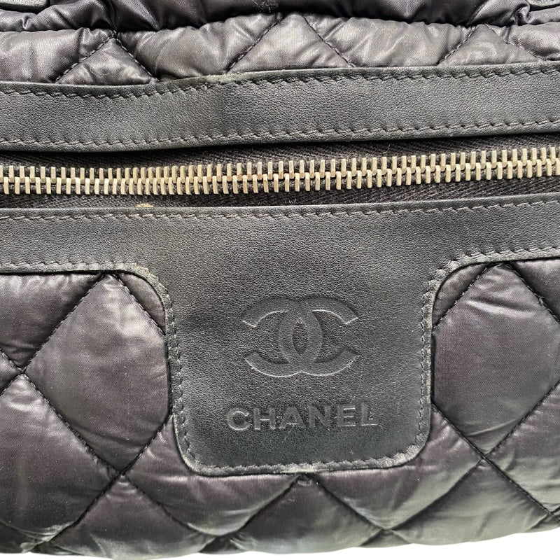 シャネル CHANEL ココクーントートPM A48610 ブラック ナイロン