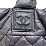 シャネル CHANEL ココクーントートPM A48610 ブラック ナイロン レディース トートバッグ