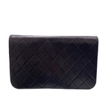 シャネル CHANEL フルフラップ チェーンショルダーバッグ ブラック ラム レディース ショルダーバッグ